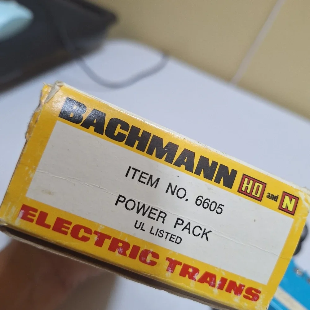 Vintage Bachmann HO N Scale Power Pack 6605 Model Train Transformer Original Box